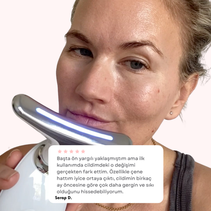 Fenors V-Line Pro: 7 Renkli LED Işık Terapili Boyun ve Yüz Germe Cihazı