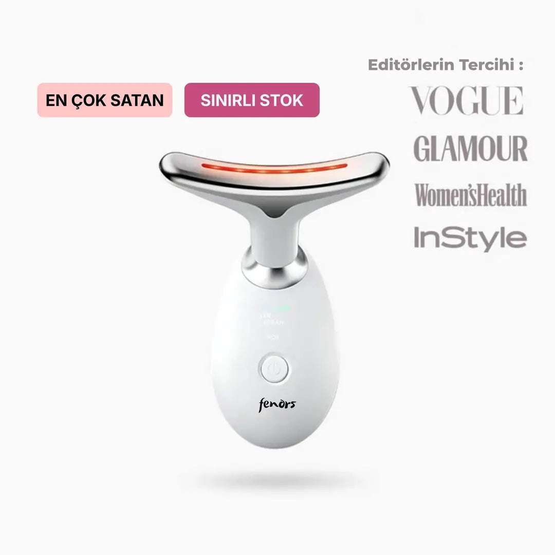 Fenors V-Line Pro: 7 Renkli LED Işık Terapili Boyun ve Yüz Germe Cihazı